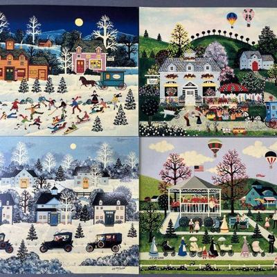 Lot 58 | 4 Prints By Jane Wooster Scott Signed With COA
