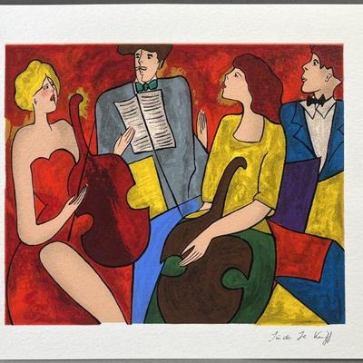 Lot 60 | Signed Print by Linda Le Kinff With COA

