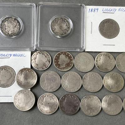 Lot 157 | 20 Liberty Nickels 1885 - 1917
