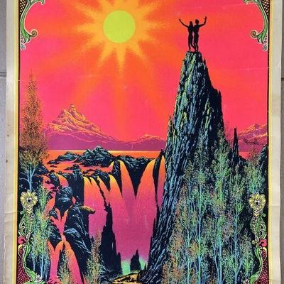 Lot 94 | Vintage Black Light Posters Hair, Garden of Eden
