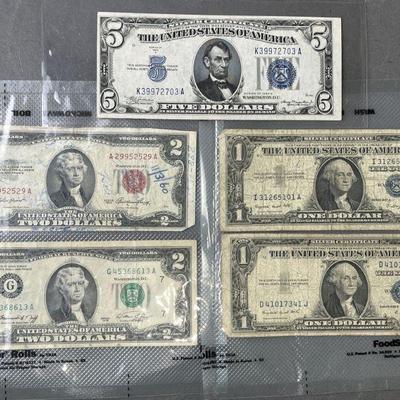Lot 165 | 1934, 1935, 1953, 1957 & 1976 Silver Certificates
