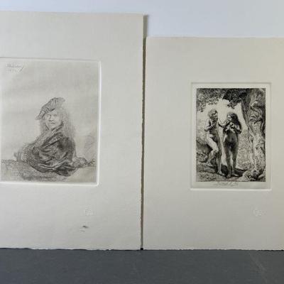 Lot 72 | Amand-Durand After Rembrandt Plate Etchings
