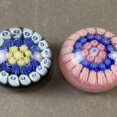 Lot 119 | 2 Small Perthshire Millefiori Paperweights
