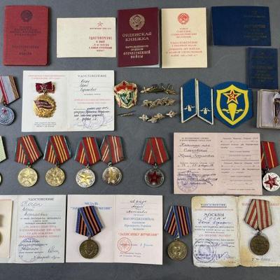 Lot 133 | Variety of Soviet Medals Battle of Moscow & More
