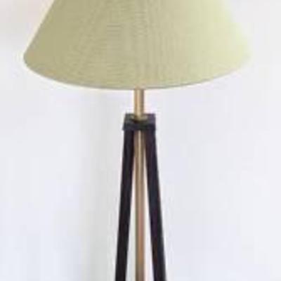 Pierre Frey Black and Gold Table Lamp.

Measures 26” high and 4” wide at the base.