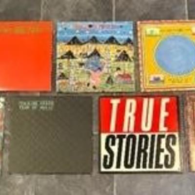 Seven Record Albums by Talking Heads including True Stories, Naked, Speaking in Tongues and More