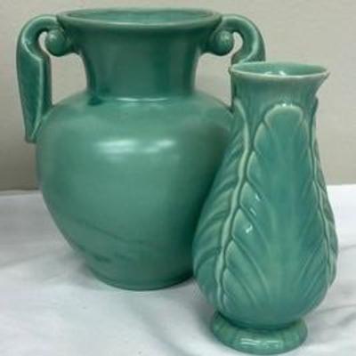 Two Mid Century Stangl Pottery Vases 