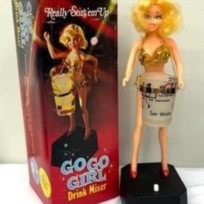 Vintage Go Go Girl Drink Mixer 