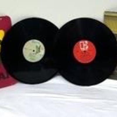 Vintage Doors L.A. Woman Record Album and Vintage Doors Morrison Hotel Record Album