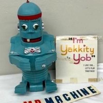 Vintage Eldon Yakkity Yo Robot / Vintage Eldon Yakkity Yo Robot 1961