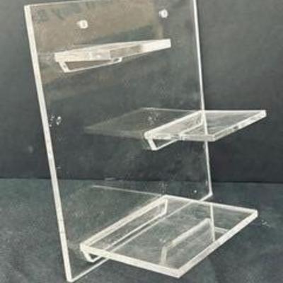 Vintage Wall Mounted Multi Level Lucite Shelf

Nice space for you to display your treasures! 

Measures 9 x 9 x 4.5 inches. 