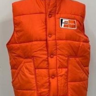 Vintage Blaze Orange Fram Autolite Vest by Weathercaster

New old stock!

Size Large