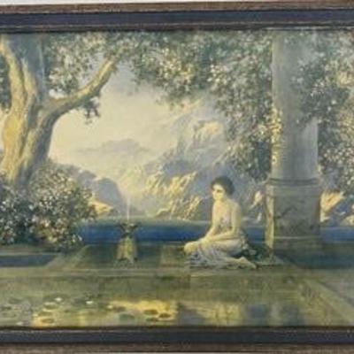 Vintage Robert Atkinson Fox Oriental Dreams Magic Lamp Mountains Framed Print

Measures 22 1/4" x 18 1/4"