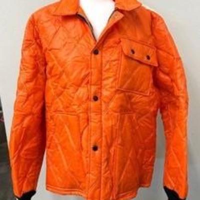 Retro Toppmaster Quilted Orange Jacket 