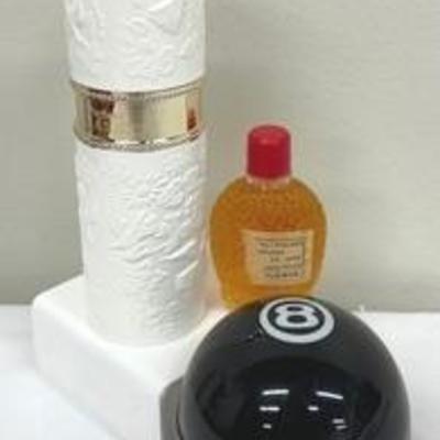 Three Vintage Fragrances including Vintage Avon Magic 8 After Shave Decanter 

Including a beautiful vintage Nina Ricci bottle, Avon...