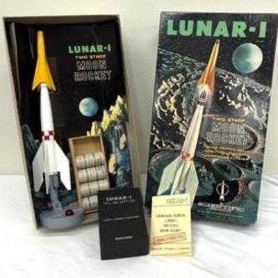 Vintage Lunar-1 Two Stage Moon Rocket Mode 205

Circa 1950’s