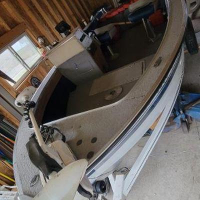 1991 Smoker Craft 16' Magnum - 70HP Force Outboard and 15MP Mercury Kicker - Minn Kota Trolling Motor 1991 Smoker Craft 16'...