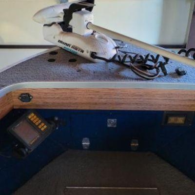 1991 Smoker Craft 16' Magnum - 70HP Force Outboard and 15MP Mercury Kicker - Minn Kota Trolling Motor 