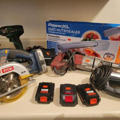 Sale Photo Thumbnail #92: Cordless Hand Tools, Corded Milwaukee, and Vac Sealer 