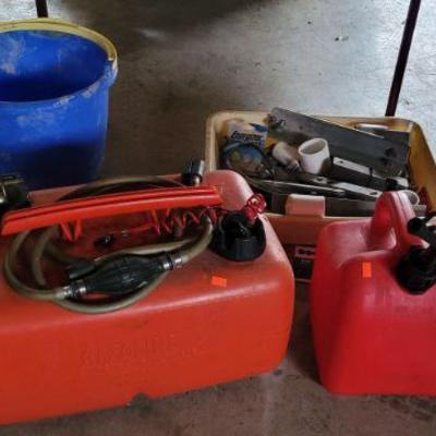 Gas Tank and Can 