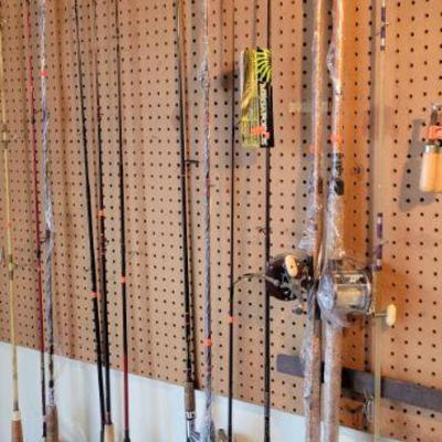 Fishing Poles, ST. Croix, Shakespeare and Daiwa