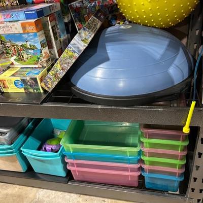 Kids art and drawing supplies.