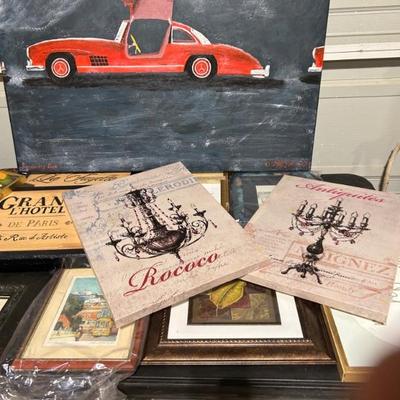 Silk screen and original art. 