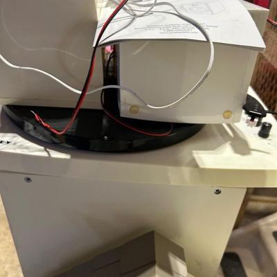 Kids turntable and speakers. 