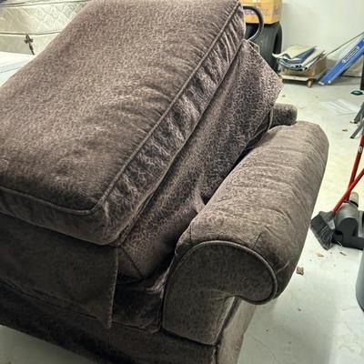Used chair and ottoman. 