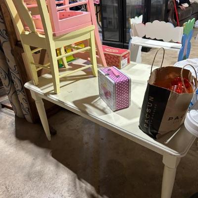 Kids table and chairs. 
