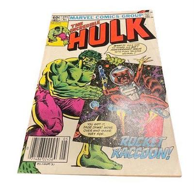 Lot 105  
1979 Hulk Issue 271 Newsstand Issue 2nd Appearance Of Rocket Raccoon