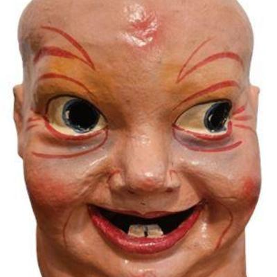 Lot 180   8
Vintage Large Papier Mache Carnival Head Mask