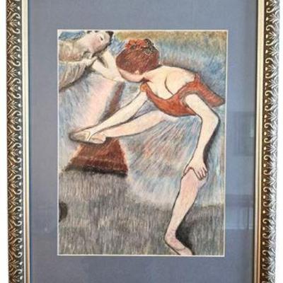 Lot 058   
The Dancers Print by Edgar Degas
