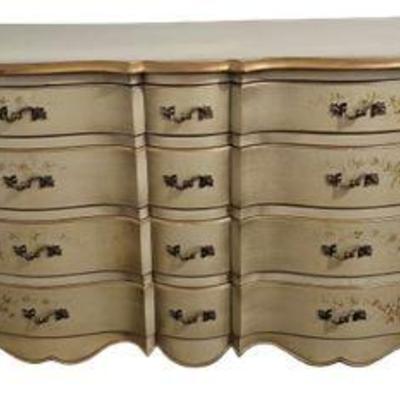 Lot 036   
French Provincial Long Dresser by Union-National, Inc.