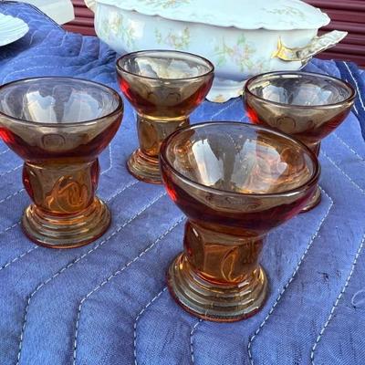 amber glasses...
