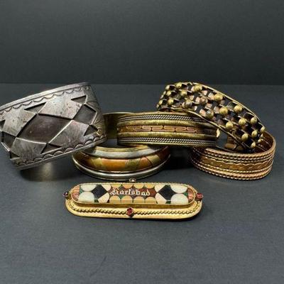 Copper, Brass, & Sterling Silver Jewelry Collection	