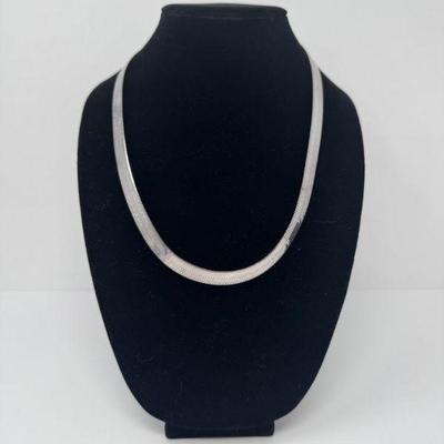 Extra Thick 925 Italian Silver Herringbone Chain (48grams)	