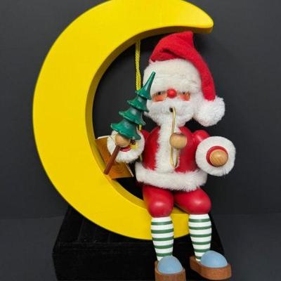 Christian Ulbricht Hanging Santa On The Moon Smoker w/ Box-New w/ Tags	