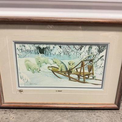 Scott Kennedy Husky Puppies "In Training" Print - Signed	