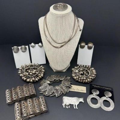 Silver-Tone Jewelry Collection: Betsy Gay Hart & Baer SF Designs	
