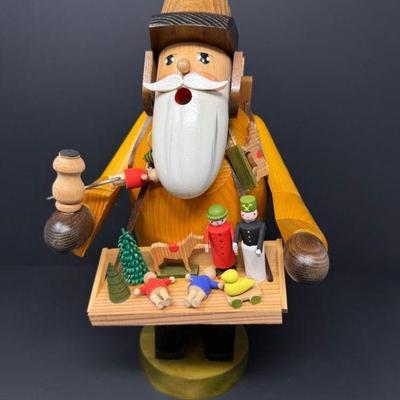 Extra Large Erzgebirge German Incense Smoker w/ Toys	