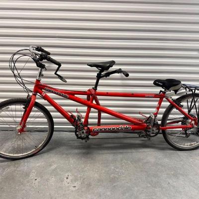 Red Cannondale Tandem Road Bike MT 800	