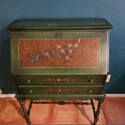 Antique Fold Down Desk