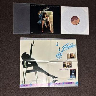 Flashdance Vinyl LP with Original Poster .jpg