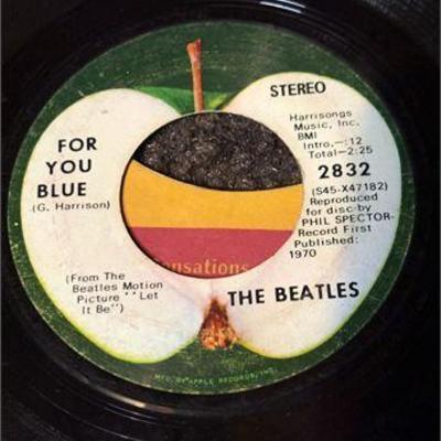 The Beatles For You Blue Vinyl 45