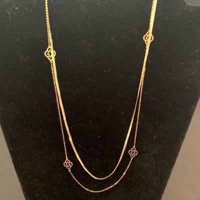 Ot95v gold necklaces
