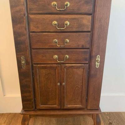 Cg230 ethan allen jewelry armoire