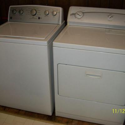 Kenmore Washer and Dryer