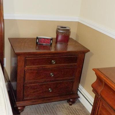 Pair of Three Drawer Nightstands