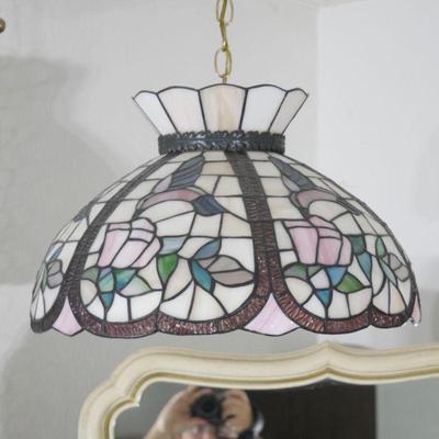 Tiffany Style Stained Glass Pendant Light